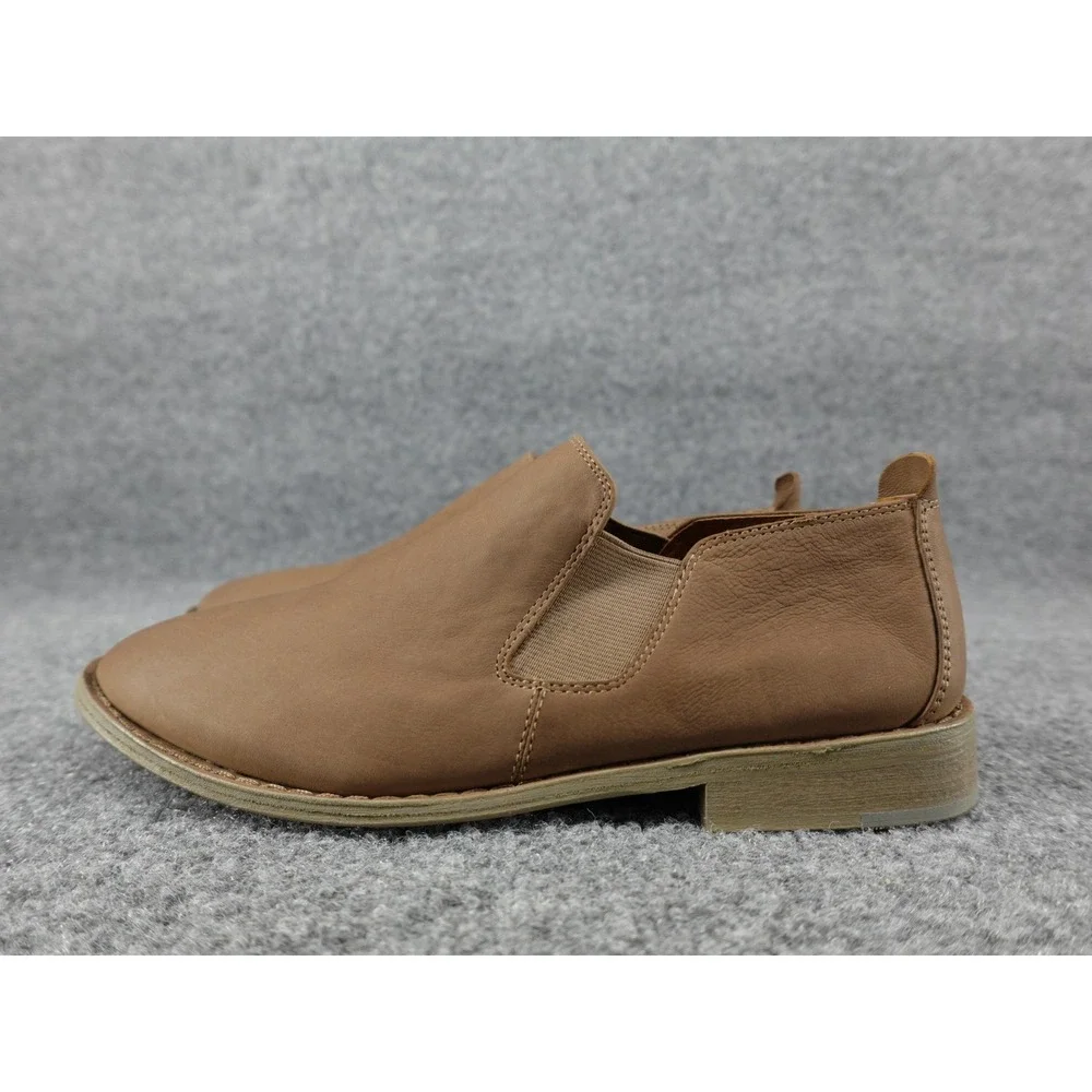 Gentle Souls Kenneth Cole Tan Leather Slip On Loafers Mens Size 8M Comfort Shoes